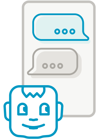 Pictogramă asistent AI